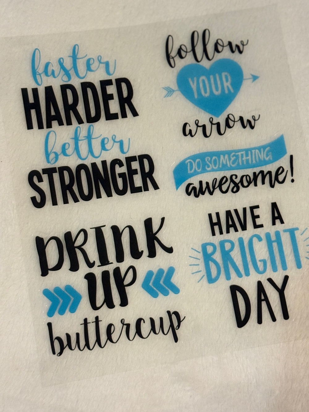 💜 Motivational Decorative Sticker Sheet